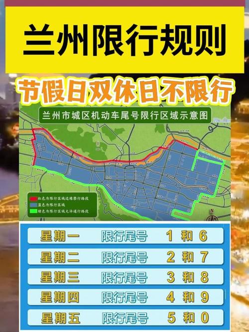 兰州市车辆限号-兰州市车辆限号规定-第2张图片