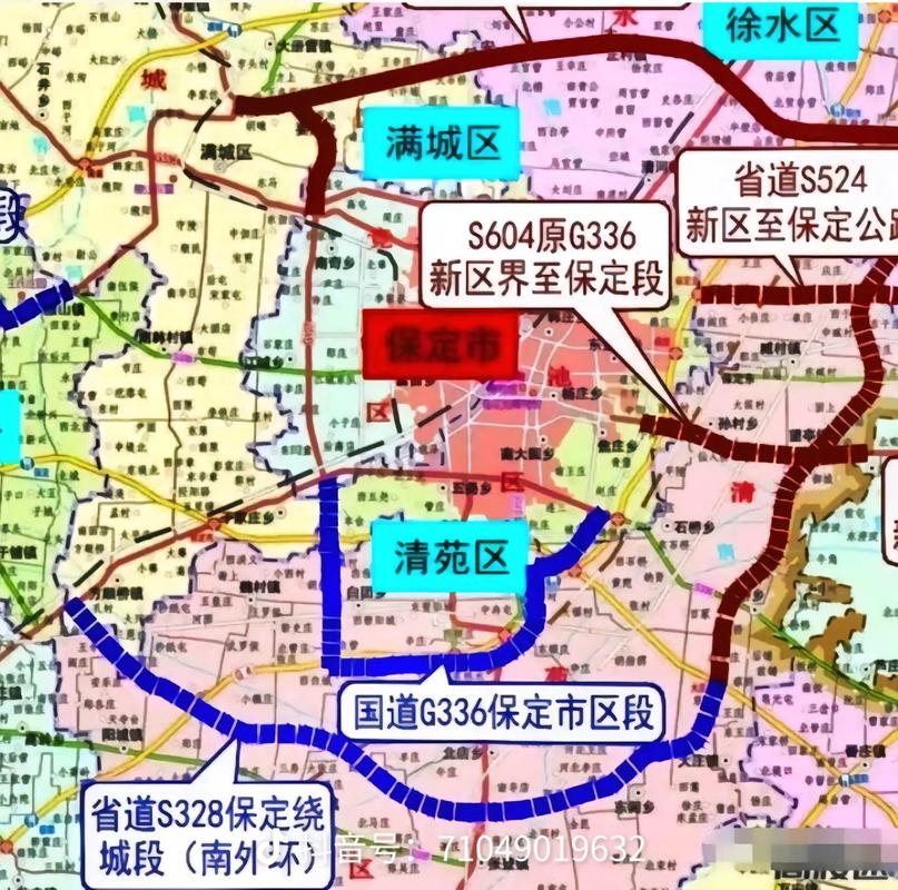 保定区域限行划分图/保定市区限行路线-第1张图片