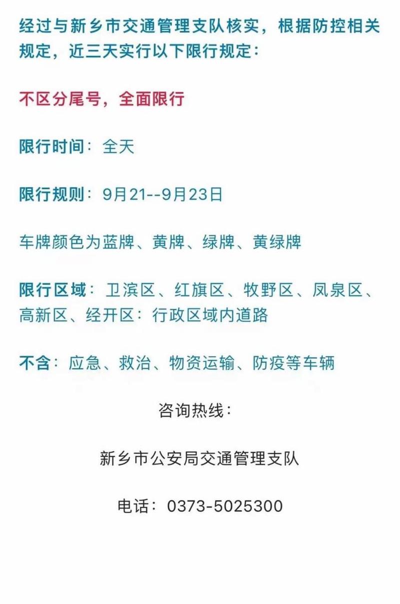 【新乡市还限号吗/新乡还限号吗2020年】-第5张图片