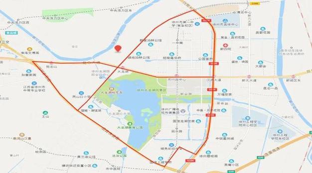 徐州限号路段，徐州限号路段图-第4张图片