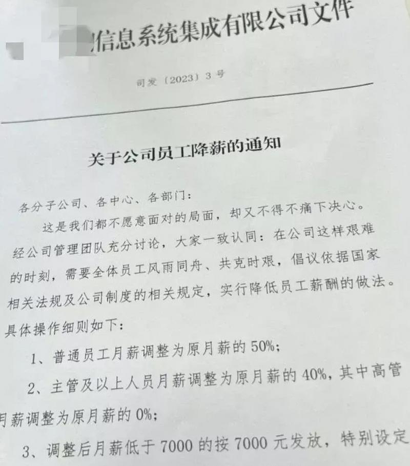 疫情期间集体降薪/疫情期间降薪通知模板-第8张图片