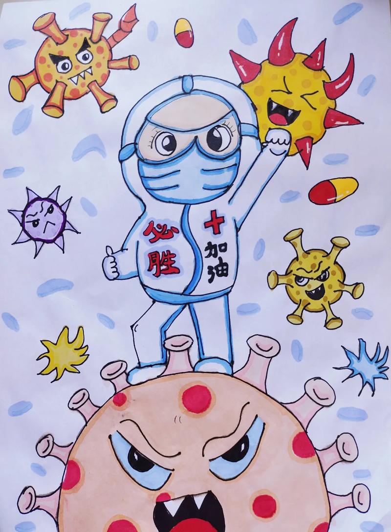 疫情的绘画-疫情绘画图片全国一等奖-第2张图片 疫情的绘画-疫情绘画图片全国一等奖-第2张图片