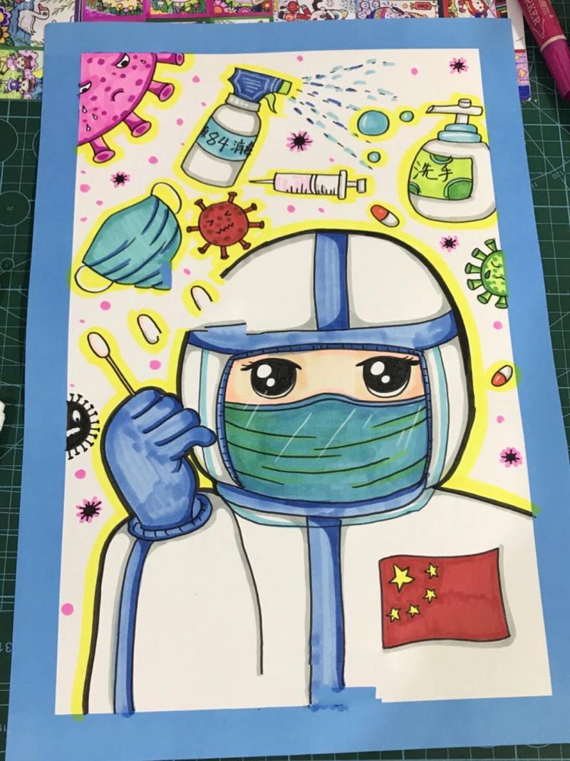 疫情的绘画-疫情绘画图片全国一等奖-第3张图片 疫情的绘画-疫情绘画图片全国一等奖-第3张图片