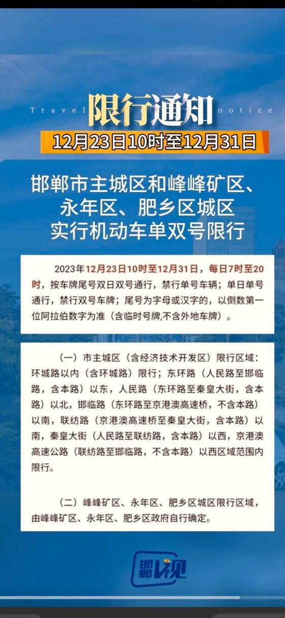 邯郸限号范围图,邯郸限号限行路线-第2张图片 邯郸限号范围图,邯郸限号限行路线-第2张图片