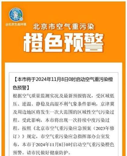 北京橙色预警限行通知，北京黄色预警什么时候解除-第5张图片