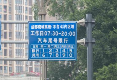 成都限行电子眼分布图，成都限行电子眼位置-第6张图片