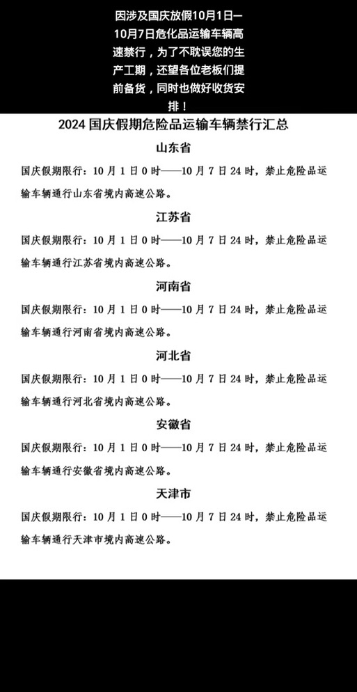 国庆高速限行/国庆高速限行通知-第3张图片 国庆高速限行/国庆高速限行通知-第3张图片