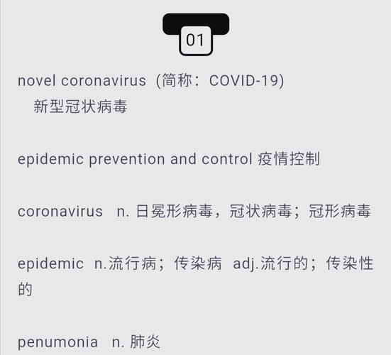 【抗疫情单词/抗击疫情单词】-第3张图片
