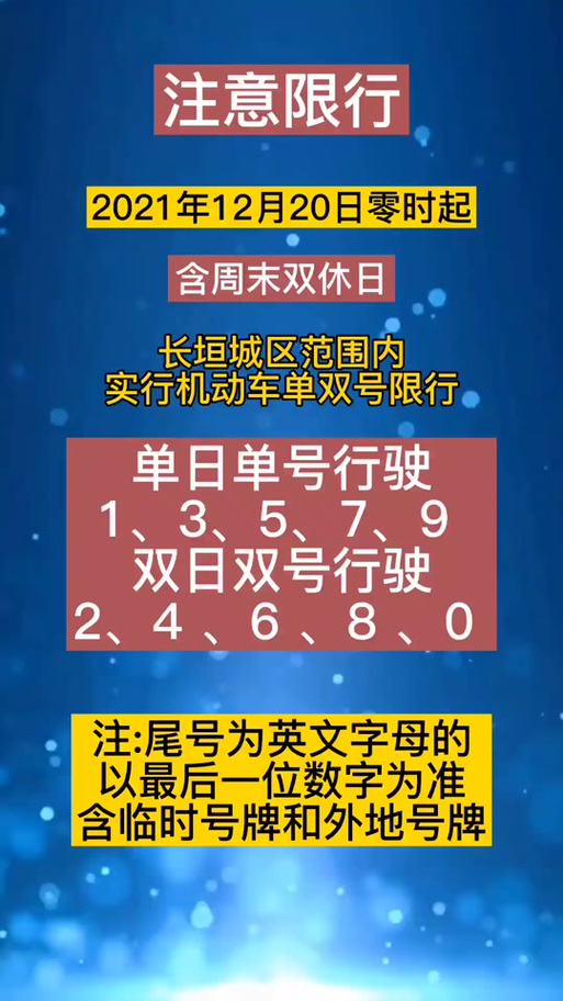 长垣限号吗，长垣限号怎么限的-第5张图片