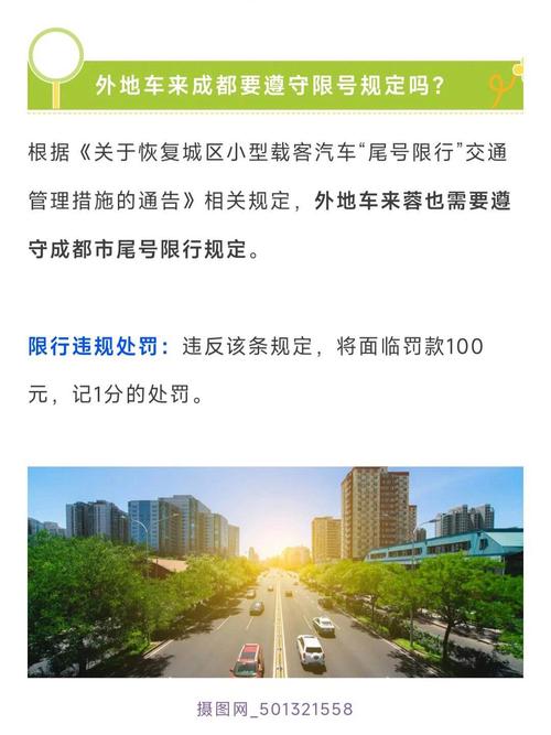 成都车牌号限行，成都车牌号限行罚款多少-第3张图片