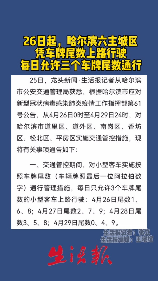 关于“哈尔滨限号规定”你不知道的事-第9张图片