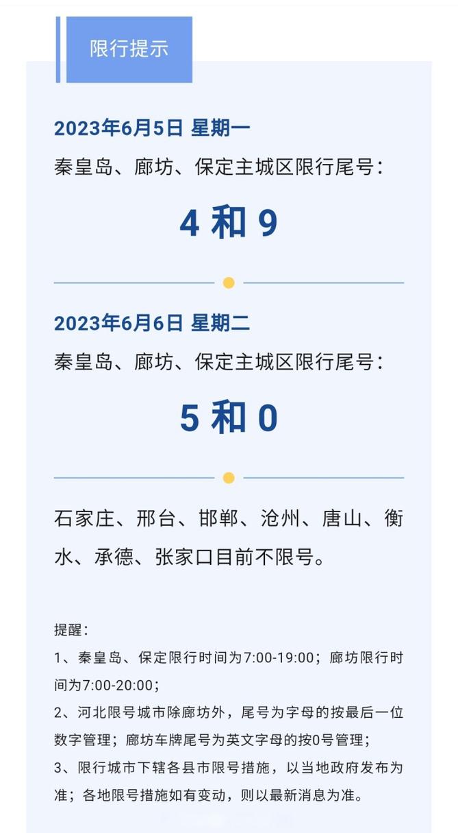 宁晋限号/宁晋车牌限号-第7张图片