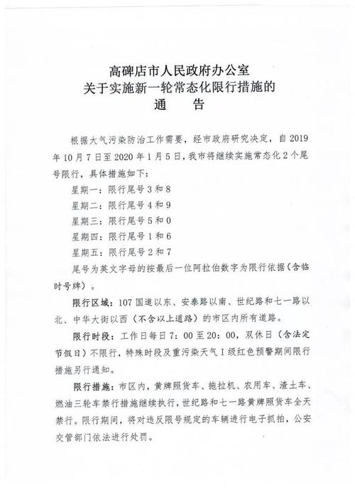 高碑店单双号限行/高碑店限行查询今天-第4张图片
