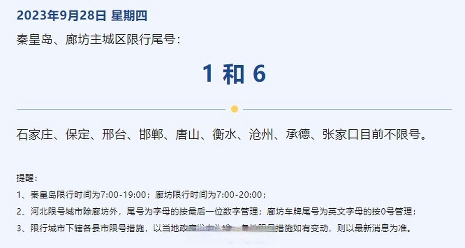 廊坊限号处罚-廊坊限号出行被摄录几率-第1张图片 廊坊限号处罚-廊坊限号出行被摄录几率-第1张图片