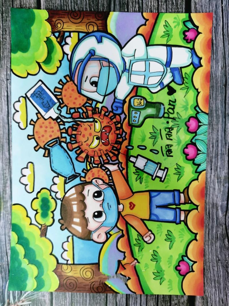 口罩疫情画,疫情口罩绘画简单-第4张图片 口罩疫情画,疫情口罩绘画简单-第4张图片