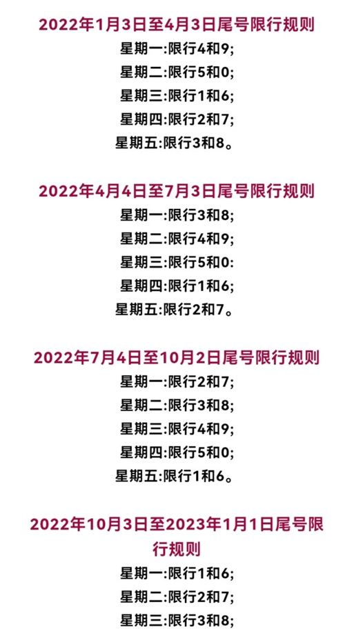 巩义限号时间-巩义限号时间表-第3张图片