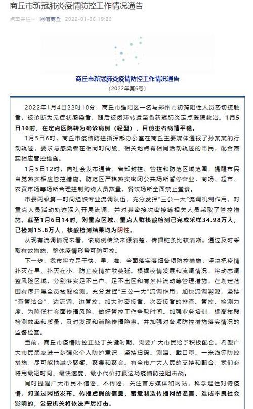 最新疫情商丘，商丘疫情最新管控-第5张图片