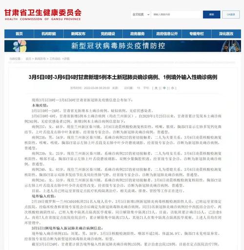 【甘肃近来疫情/甘肃近来疫情严重吗】-第3张图片