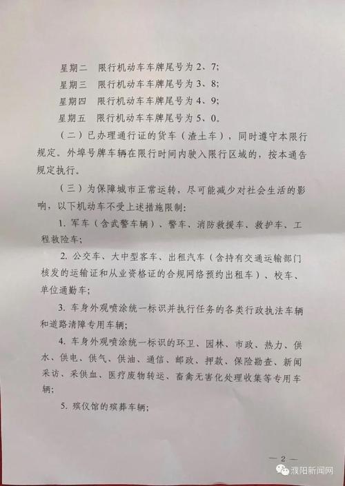 濮阳市限号吗/濮阳市是否限号-第4张图片