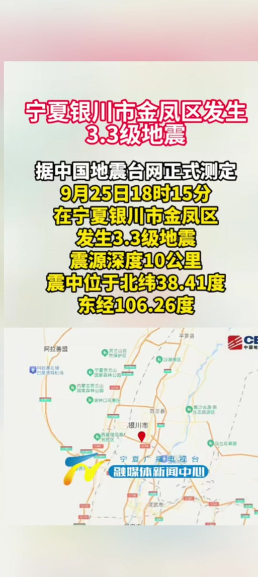 关于“银川刚才地震了”你不知道的事-第3张图片 关于“银川刚才地震了”你不知道的事-第3张图片