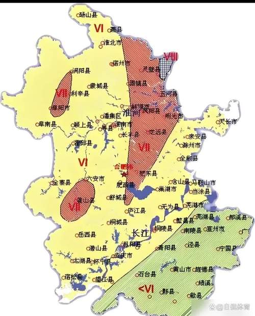 庐江地震带/庐江地震带断裂带示意图