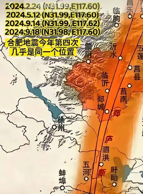 庐江地震带/庐江地震带断裂带示意图-第8张图片