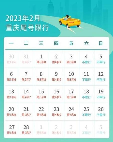 限行重庆尾号-重庆2021限行尾号