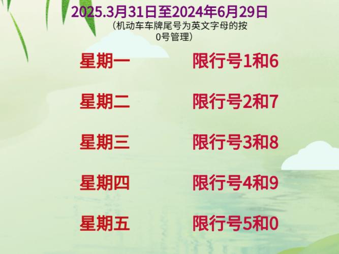 今天车牌限号多少/今天车牌限行是多少-第5张图片 今天车牌限号多少/今天车牌限行是多少-第5张图片