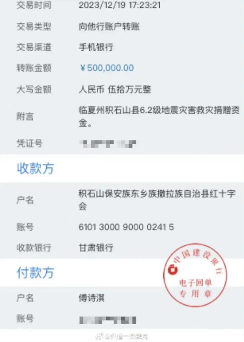 关于“甘肃地震捐款”你不知道的事-第3张图片