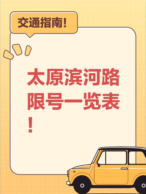 关于“太原滨河路限行”你不知道的事