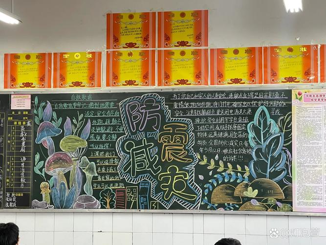 预防地震黑板报/防地震安全教育黑板报-第7张图片 预防地震黑板报/防地震安全教育黑板报-第7张图片