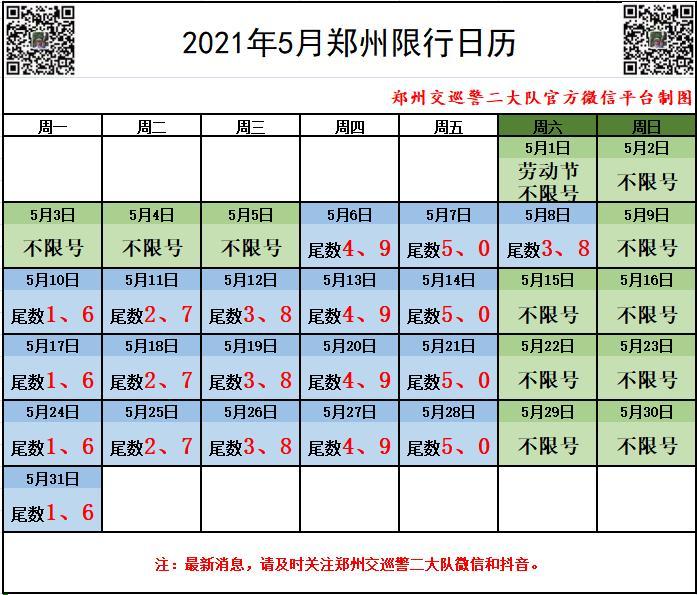 【郑州五一限号吗/郑州五一限号吗问一下】-第4张图片 【郑州五一限号吗/郑州五一限号吗问一下】-第4张图片