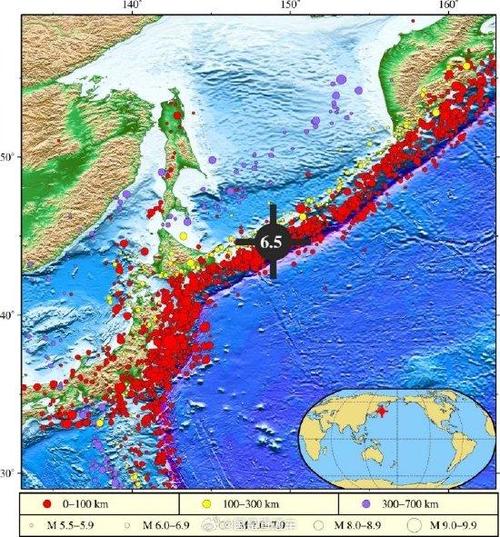 千岛群岛地震，千岛群岛地震刚刚最新查询-第9张图片