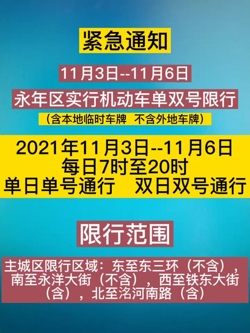 永年区今天限什么号/永年今天限号查询表