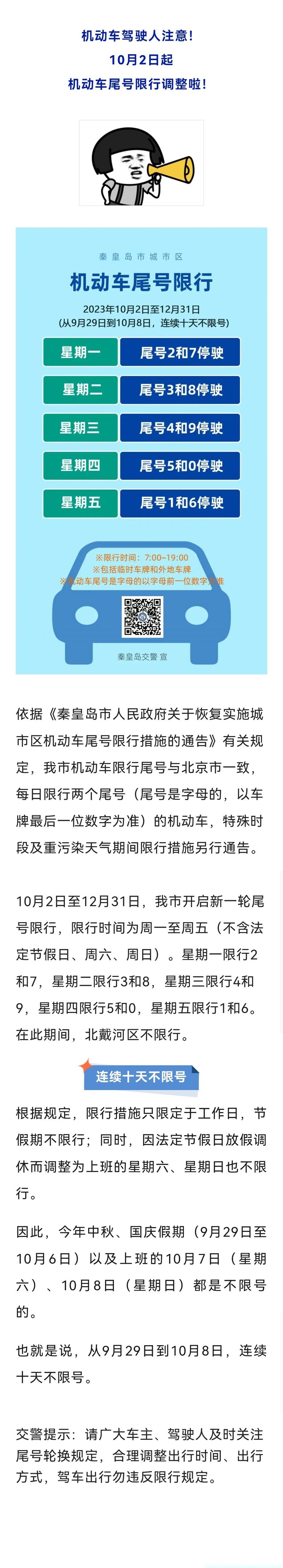 保定10月2号限号吗/保定10月2号限号吗今天-第7张图片 保定10月2号限号吗/保定10月2号限号吗今天-第7张图片