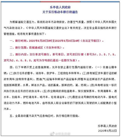 【乐亭车辆限号查询/乐亭车号限行】-第3张图片