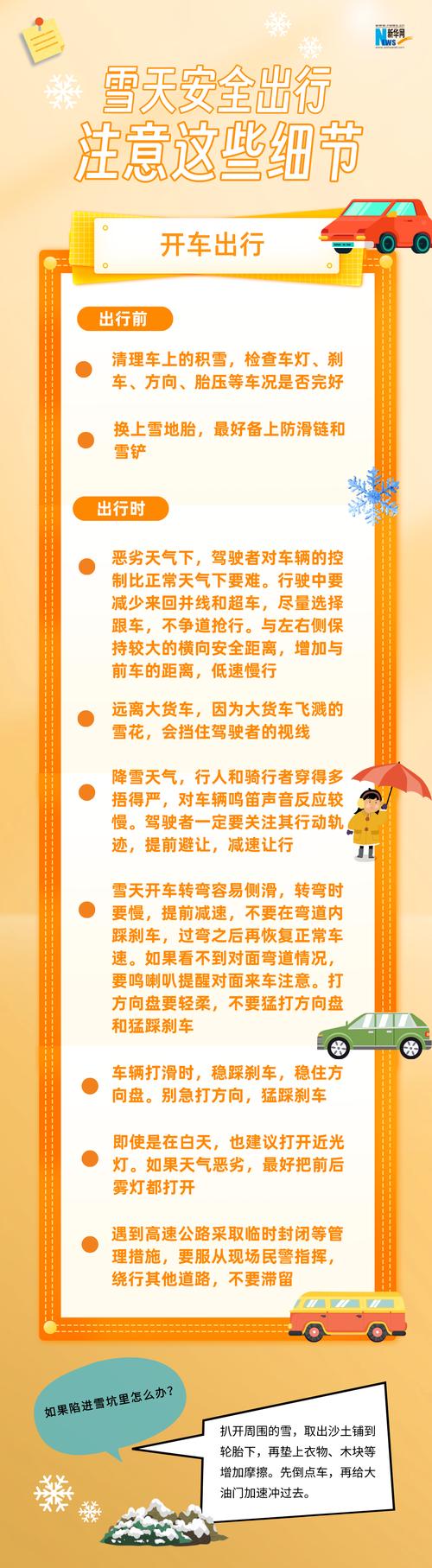 【下雪出行注意什么/下雪天出门注意什么】-第7张图片