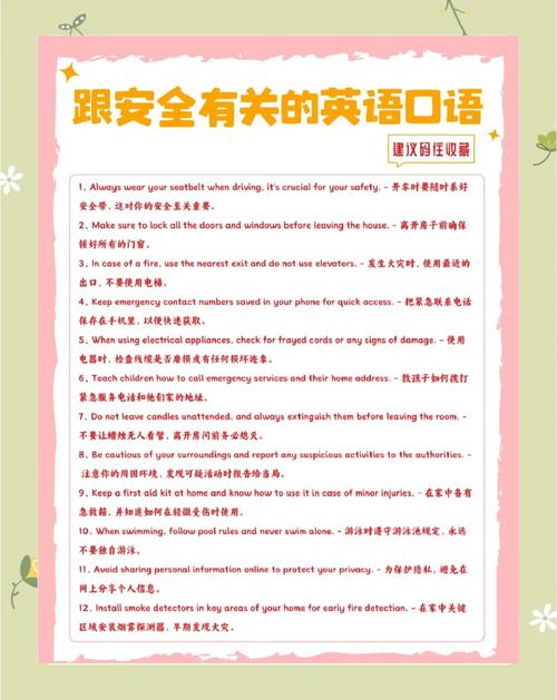 生活中怎么安全出行英文,安全出行方式方法-第5张图片 生活中怎么安全出行英文,安全出行方式方法-第5张图片